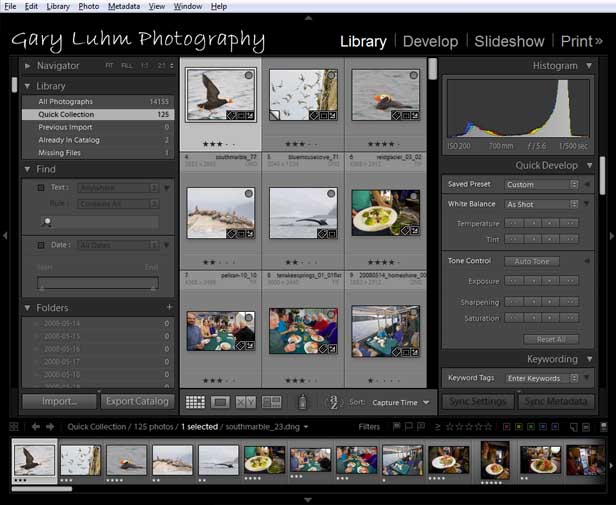 Lightroom Library