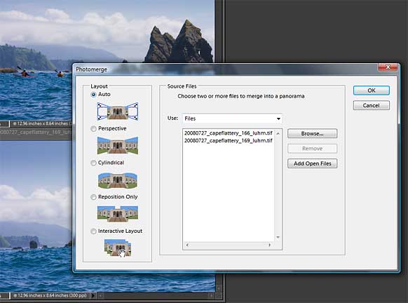 Adobe Photoshop Elements 6 Photomerge Panorama