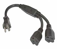 1 to 2 outlet splitter